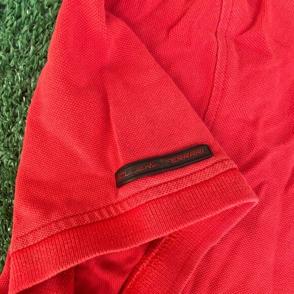Vintage Y2K Scuderia Ferrari Polo Shirt Formula 1 Uno Racing - Picture 4 of 6